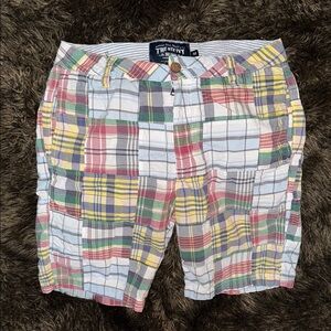 Men's Multicolor Plaid Shorts